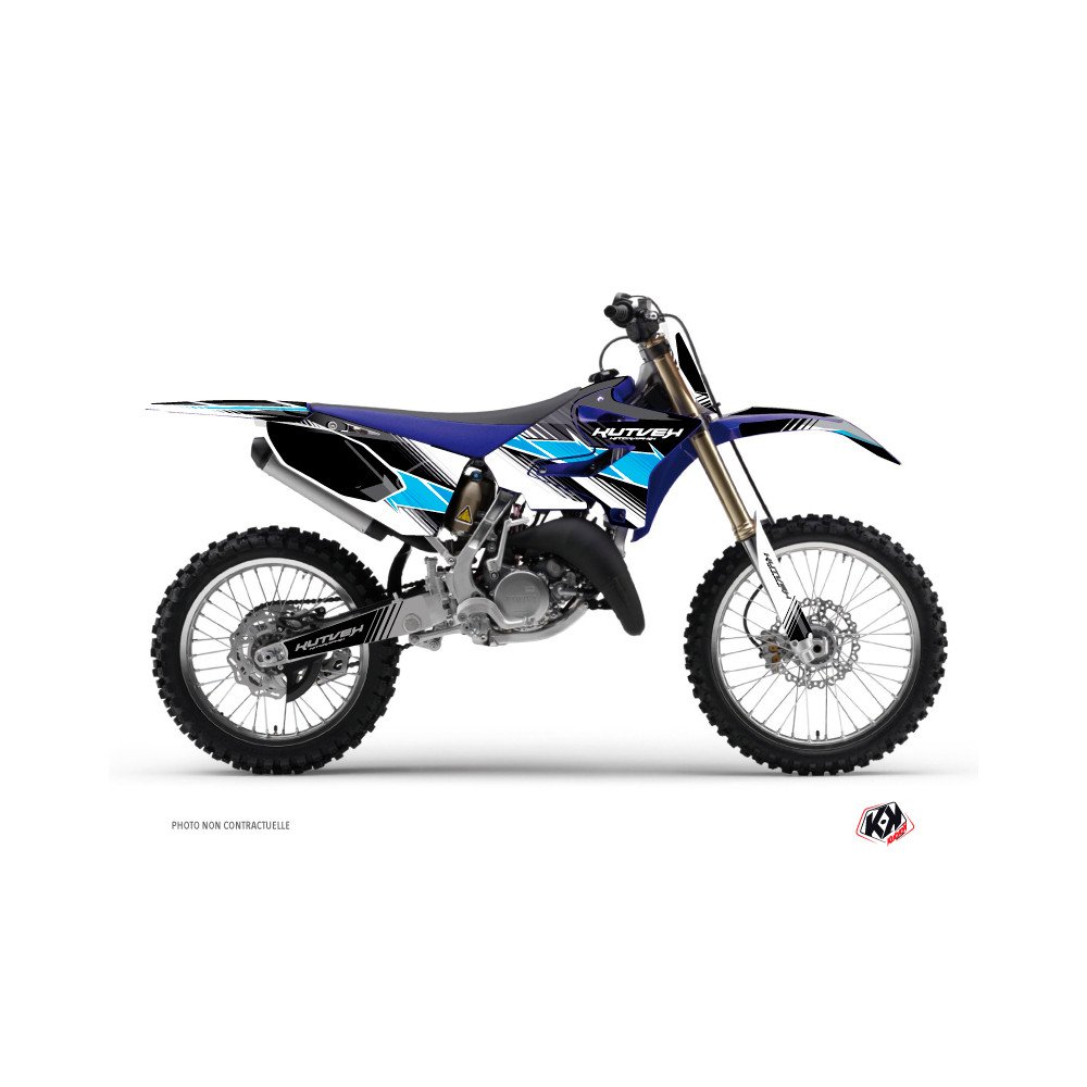 Kit Deco Moto Cross Stripe Yamaha 125 YZ Noir