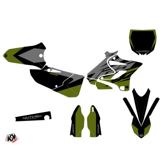 Kit Deco Moto Cross Skew Yamaha 125 YZ Kaki