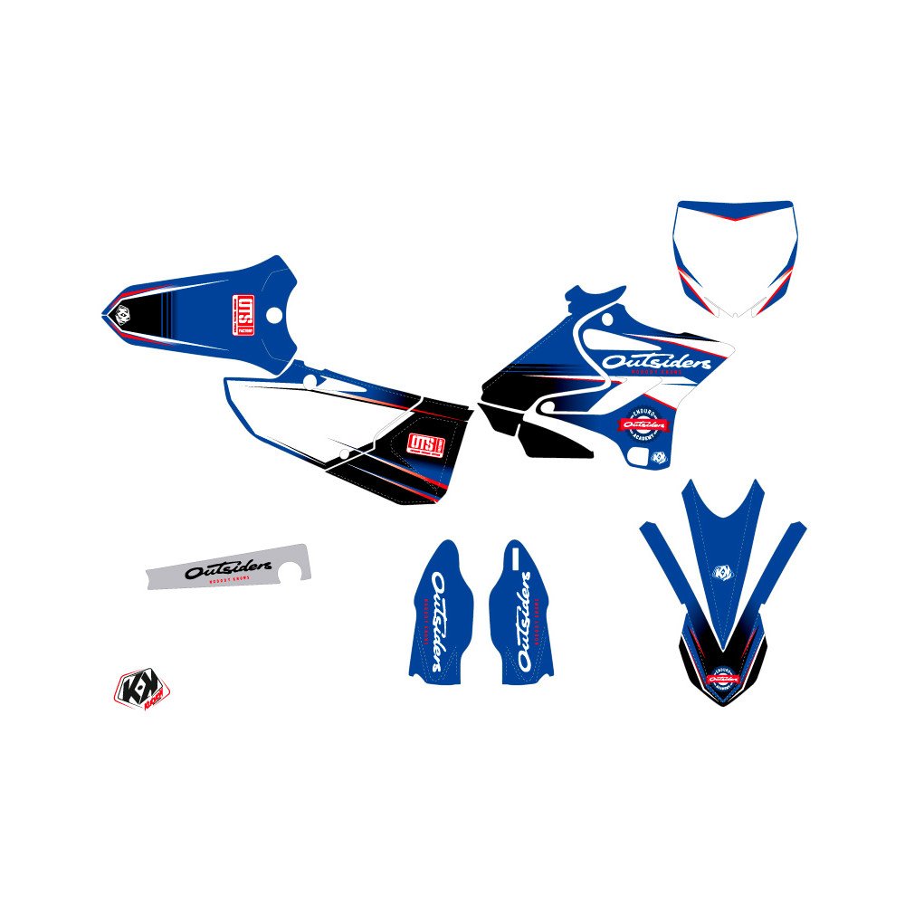 Kit Deco Moto Cross Replica Outsiders Academy Yamaha 250 YZ 2018