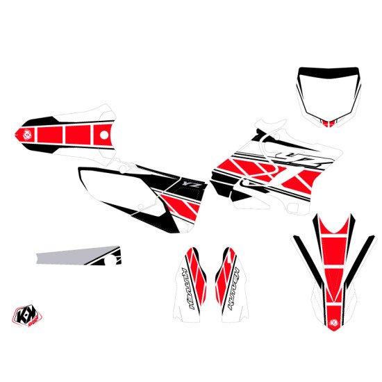 Kit Deco Moto Cross Replica Yamaha 250 YZ Rouge