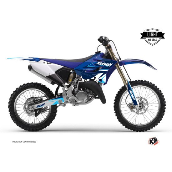 Kit Deco Moto Cross Stage Yamaha 250 YZ Bleu LIGHT