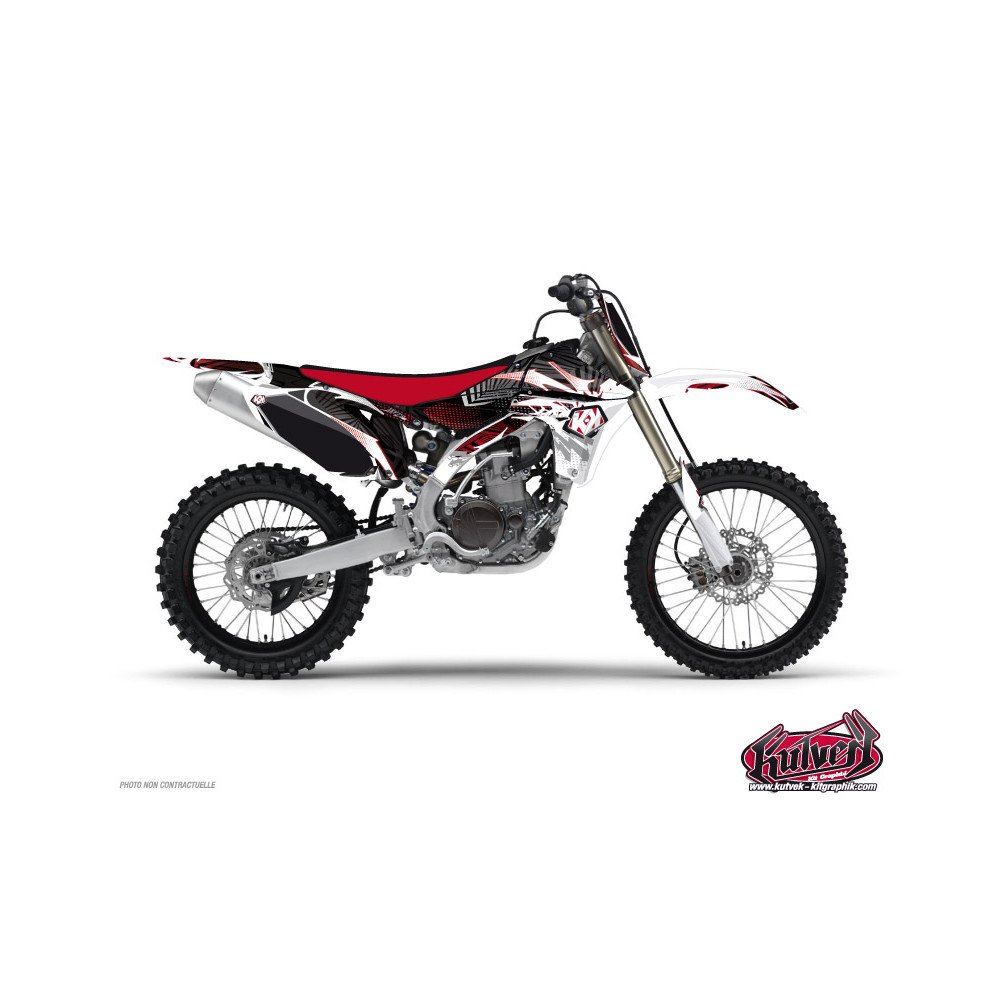 Kit Deco Moto Cross Graff Yamaha 250 YZ Rouge
