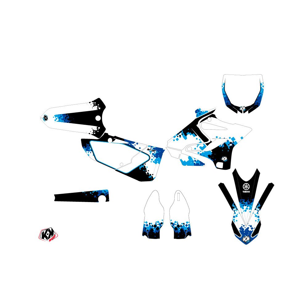 Kit Deco Moto Cross Hangtown Yamaha 250 YZ Bleu