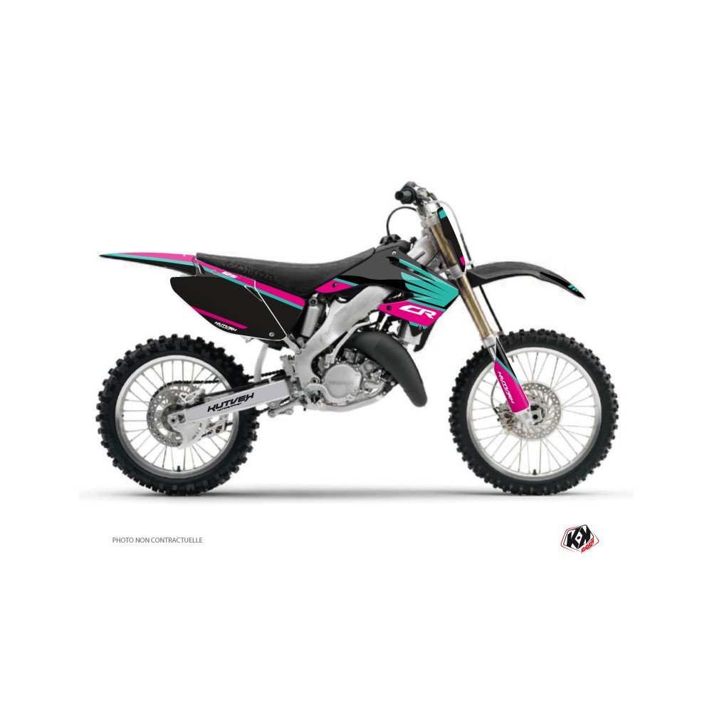 Kit Deco Moto Cross Nasting Honda 125 CR Turquoise