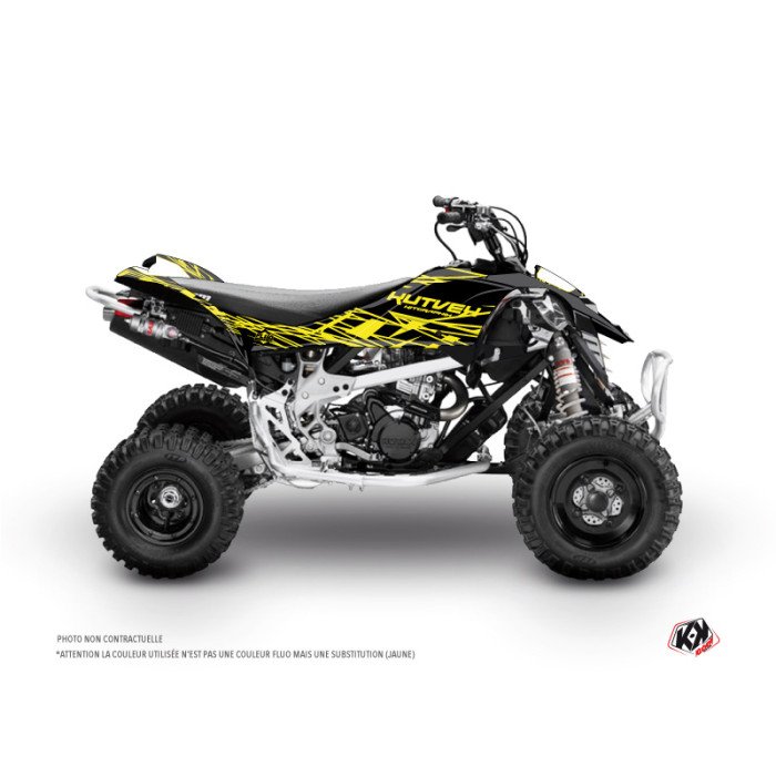 Kit Déco Quad Eraser Fluo Can Am DS 450 Jaune (2008-2015)