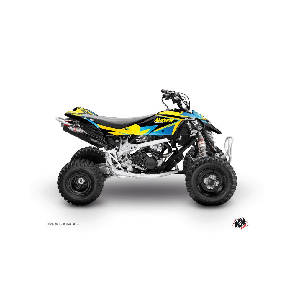 Kit Déco Quad Stage Can Am DS 450 Jaune Bleu (2008-2015)