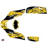 Kit Déco Quad Predator Can Am DS 650 Noir Jaune (2001-2006)
