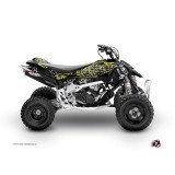 Kit Déco Quad Predator Can Am DS 650 Noir Gris Jaune (2001-2006)