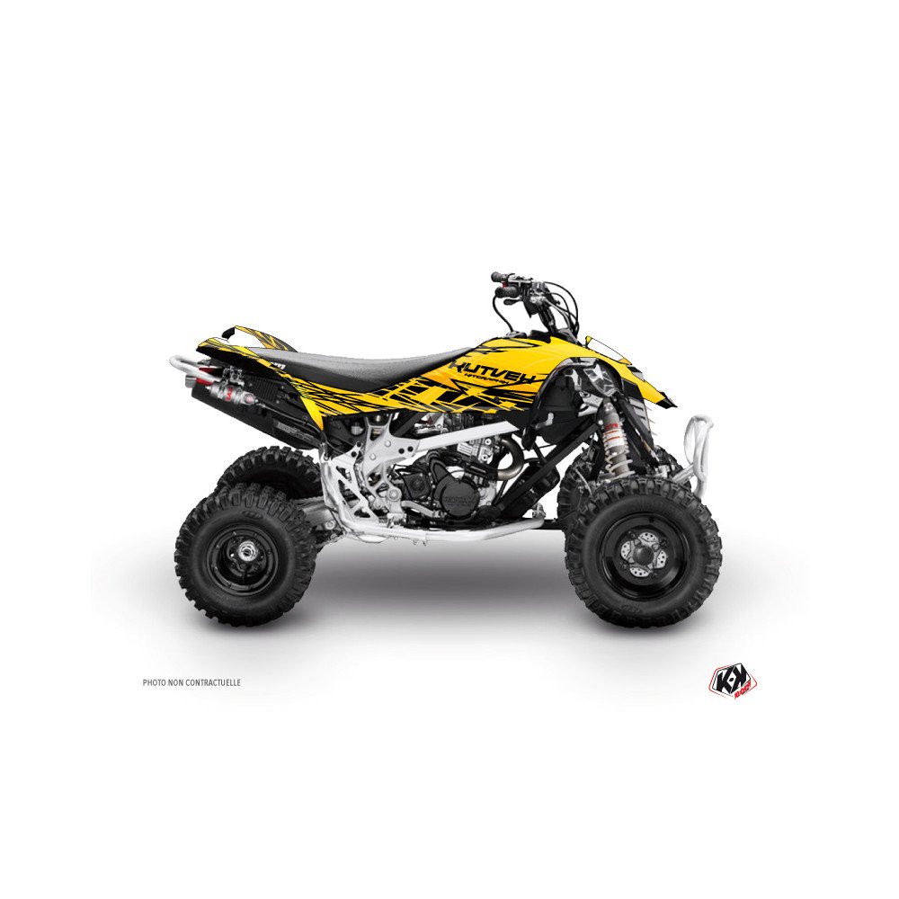 Kit Déco Quad Eraser Can Am DS 650 Jaune (2001-2006)