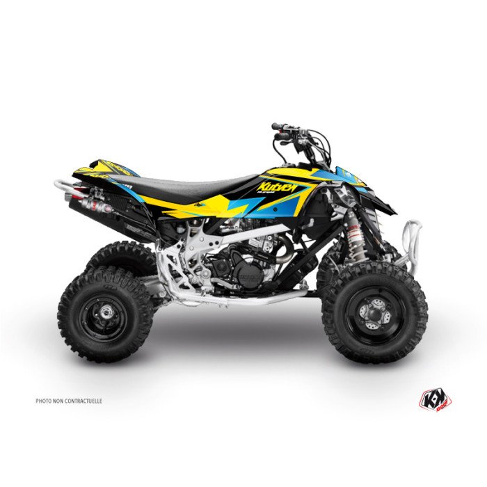 Kit Déco Quad Stage Can Am DS 650 Jaune Bleu (2001-2006)