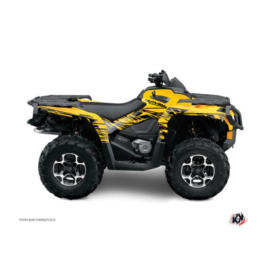 Kit Déco Quad Eraser Can Am Outlander 1000 Jaune (2012-2015)