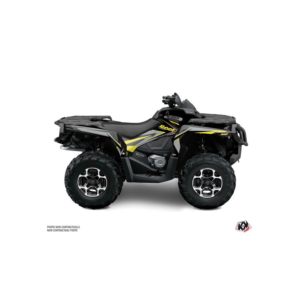 Kit Déco Quad Stage Can Am Outlander 1000 Neon Gris (2012-2015)