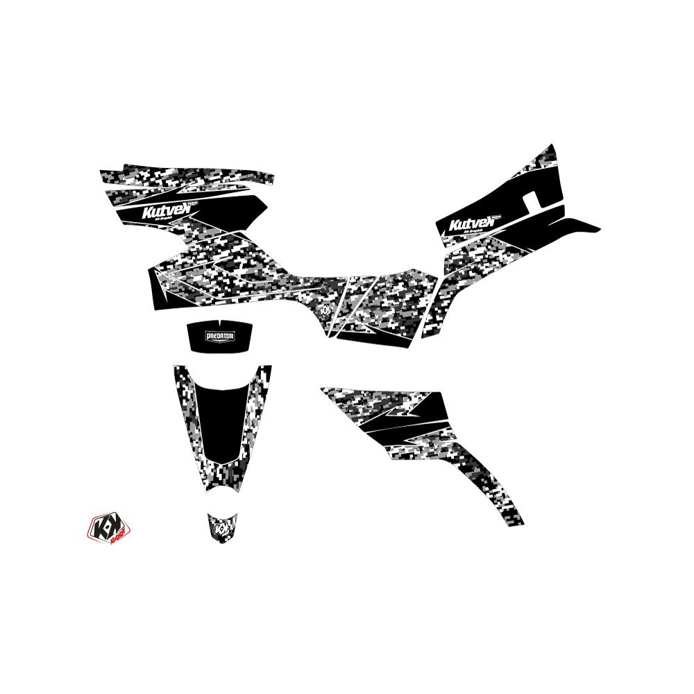 Kit Déco Quad Predator CF MOTO CFORCE 520 S Noir (2016-2023)