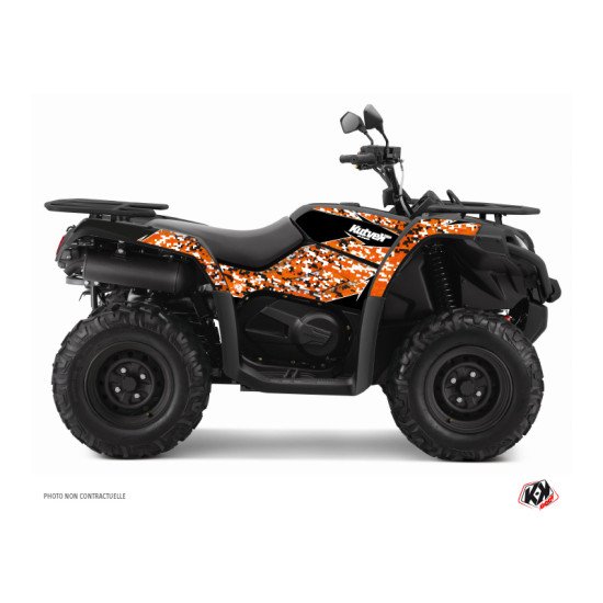 Kit Déco Quad Predator CF MOTO CFORCE 520 S Noir Orange (2016-2023)