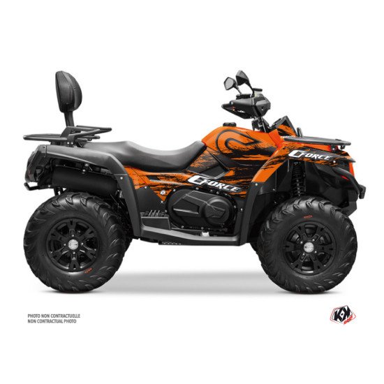 Kit Déco Quad Splatter CF MOTO CFORCE 600 Orange (2014-2015)