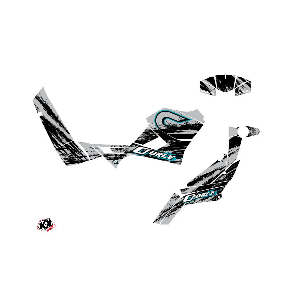 Kit Déco Quad Splatter CF MOTO CFORCE 600 Gris (2014-2015)