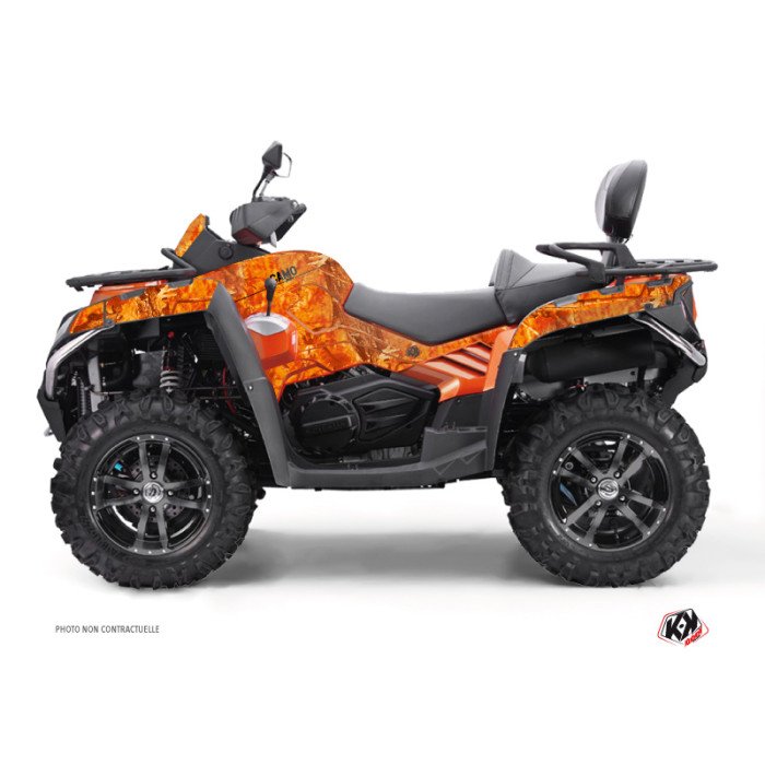 Kit Déco Quad Camo CF MOTO CFORCE 800 S Orange (2014-2017)