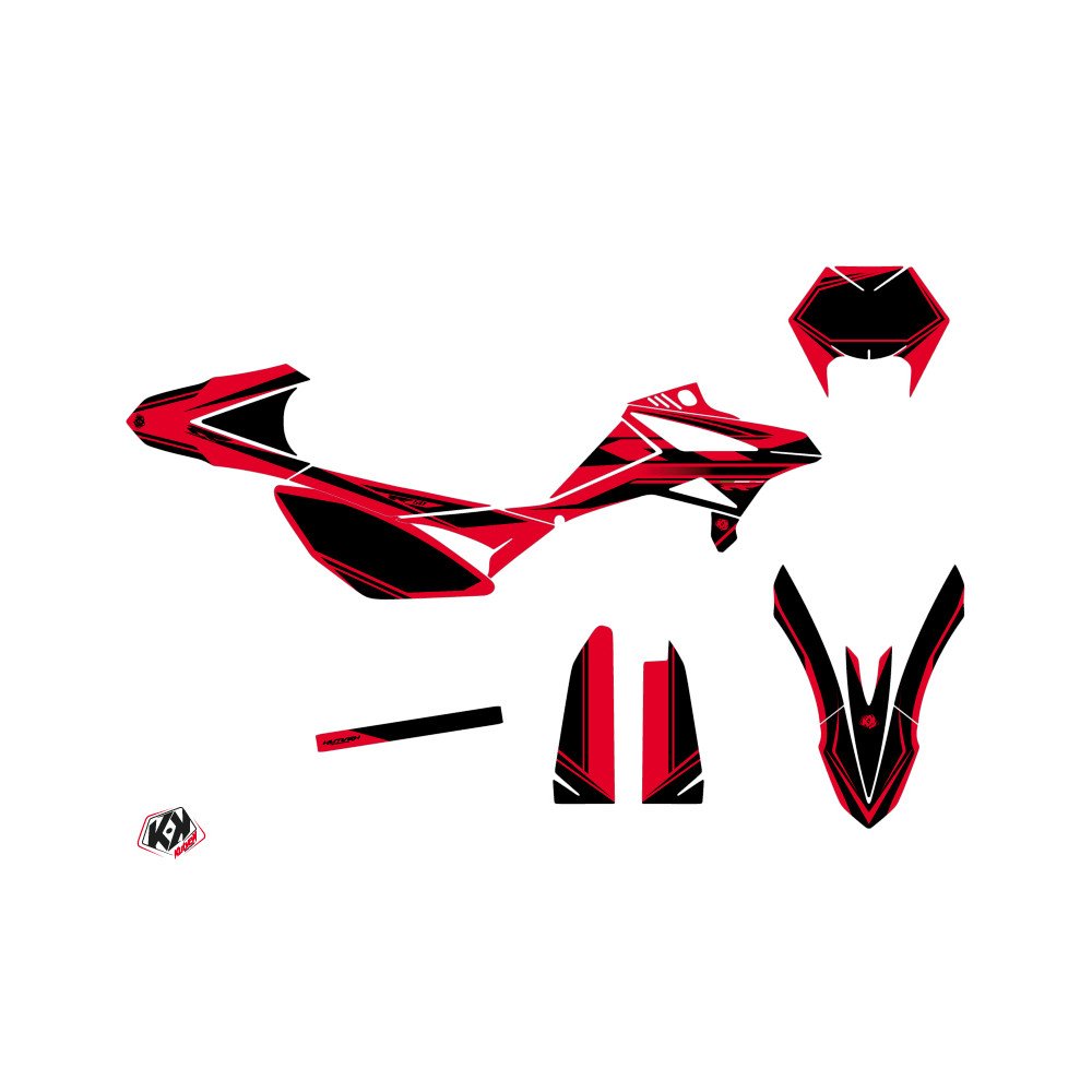 Kit Deco 50cc FIRENZE Beta RR 50 Enduro Rouge Noir