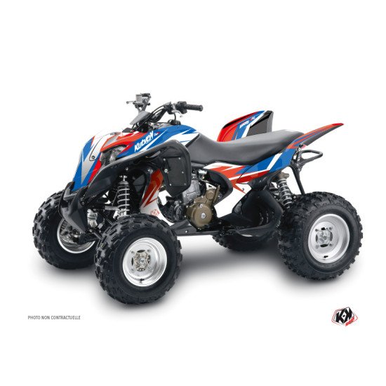 Kit Déco Quad Stage Honda 700 TRX Bleu Rouge (2007-2017)