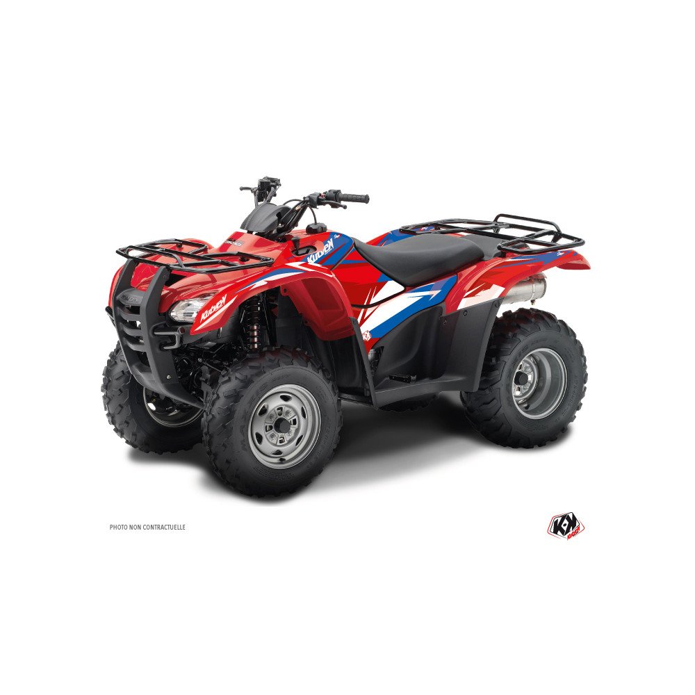 Kit Déco Quad Stage Honda Rancher 420 Bleu Rouge (2016-2023)