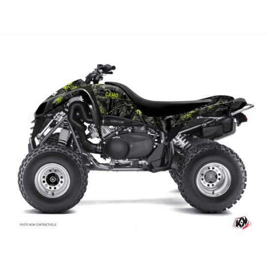 Kit Déco Quad Camo Kawasaki 700 KFX Noir Vert (2007-2014)