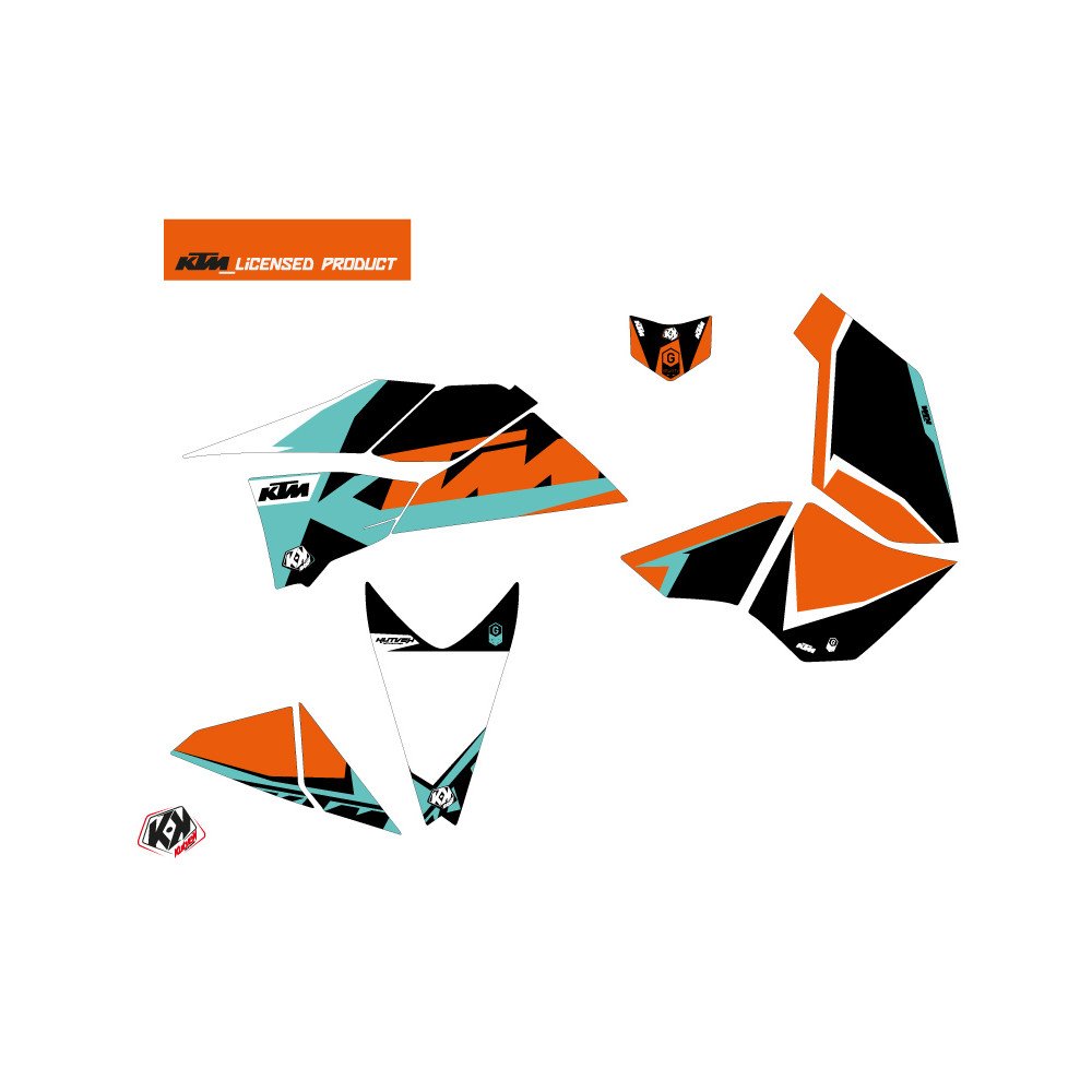 Kit Déco Quad Gravity KTM 450-525 SX Vert (2009-2013)