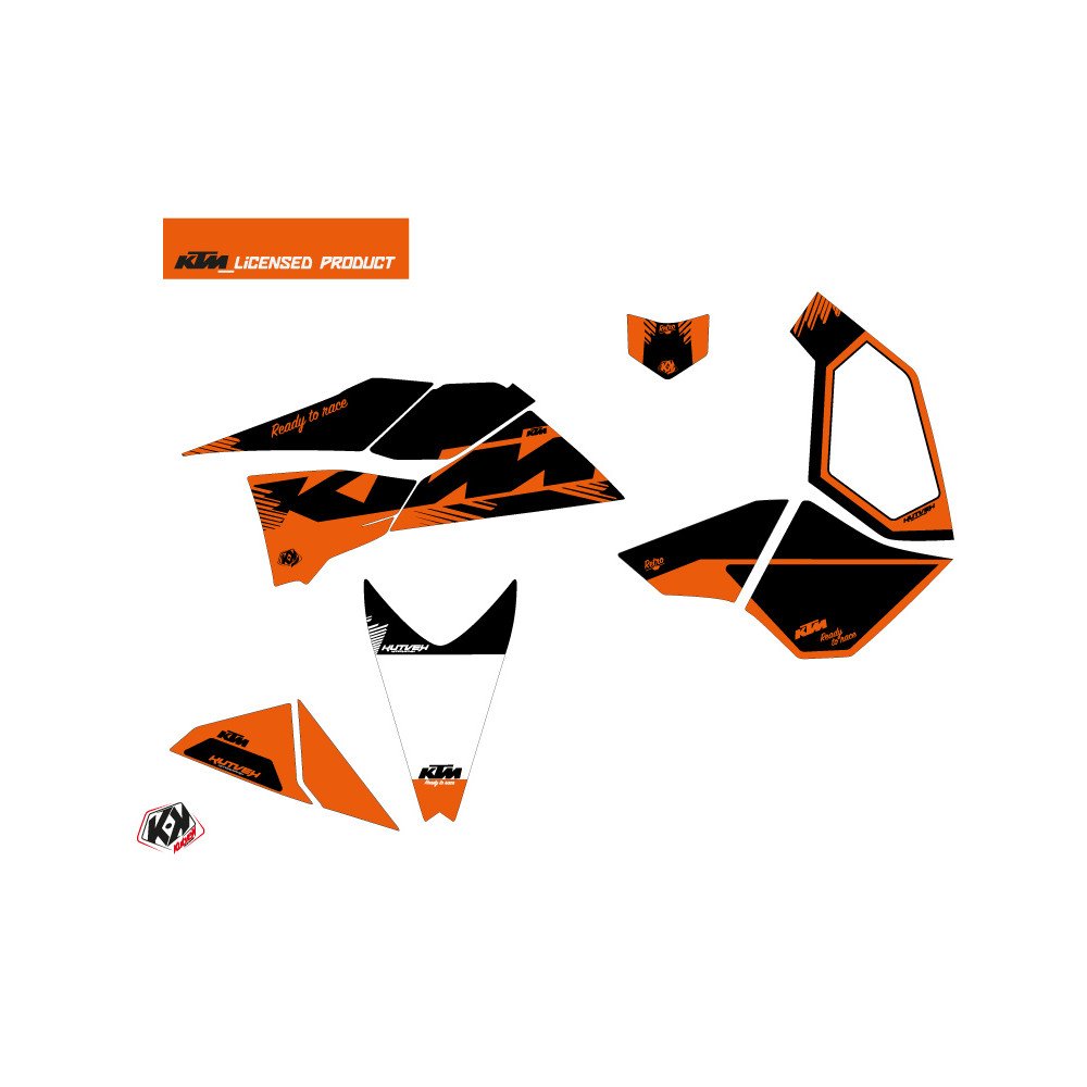 Kit Déco Quad Retro KTM 450-525 SX Orange (2009-2013)