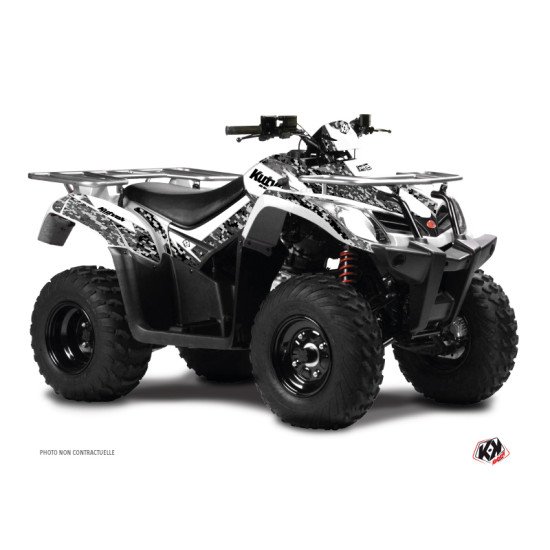 Kit Déco Quad Predator Kymco 250 MXU Blanc (2004-2012)