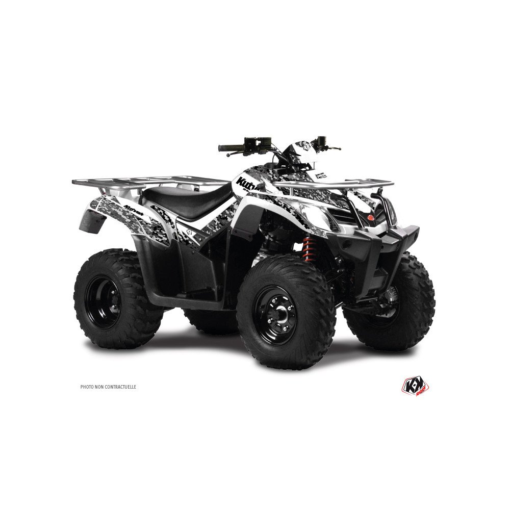 Kit Déco Quad Predator Kymco 250 MXU Blanc (2004-2012)