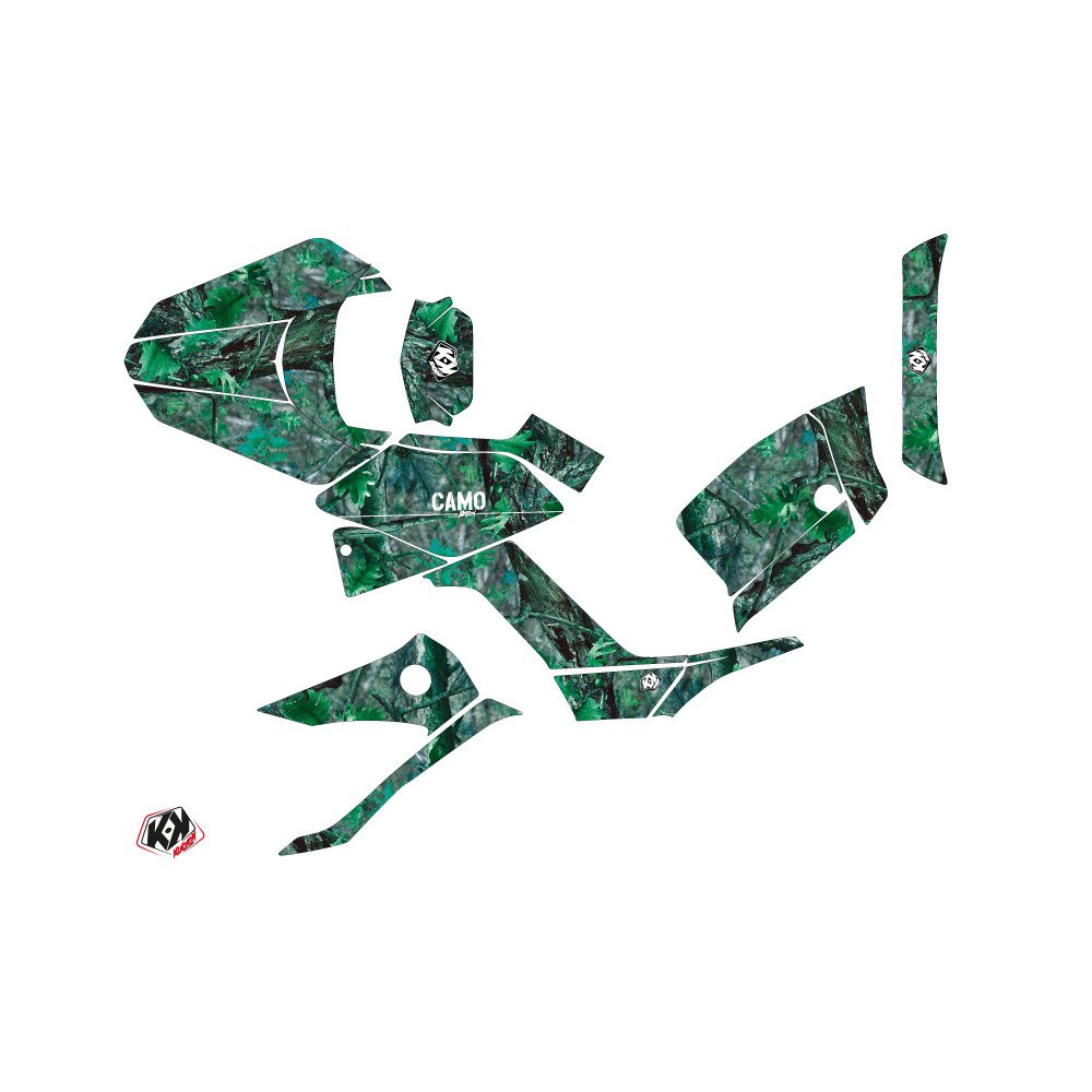 Kit Déco Quad Camo Kymco 300 MXU Vert (2005-2018)