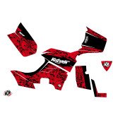 Kit Déco Quad Predator Kymco 550 MXU Rouge Noir (2012-2014)