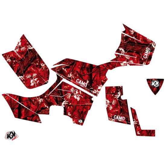 Kit Déco Quad Camo Kymco 700 MXU Rouge (2014-2017)