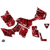 Kit Déco Quad Camo Kymco 700 MXU Rouge (2014-2017)