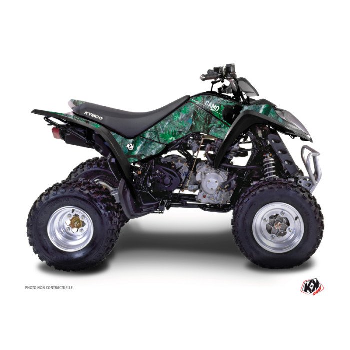 Kit Déco Quad Camo Kymco 90 MAXXER Vert (2014-2017)