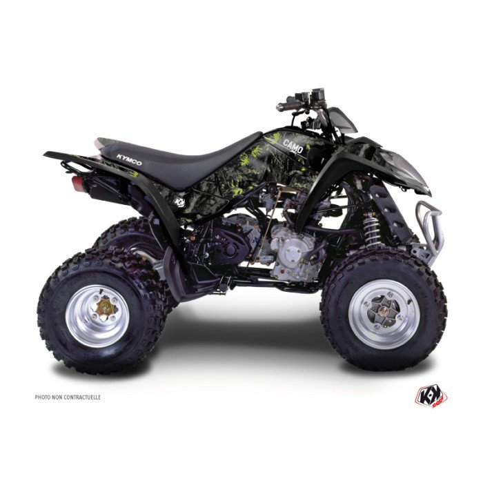 Kit Déco Quad Camo Kymco 300 MAXXER Noir Vert (2020-2023)