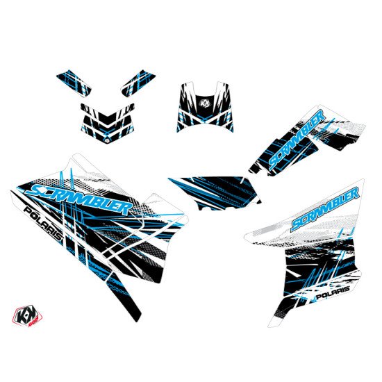 Kit Déco Quad Blade Polaris Scrambler 850-1000 XP Bleu (2015-2019)
