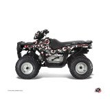 Kit Déco Quad Freegun Eyed Polaris 90 Sportsman Gris Rouge (2007-2016