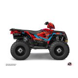 Kit Déco Quad Hidden Polaris 450 Sportsman Rouge Bleu (2018-2020)
