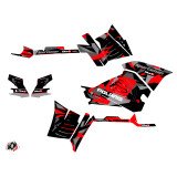 Kit Déco Quad Elka Polaris 450 Sportsman Gris Rouge (2018-2020)