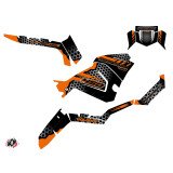 Kit Déco Quad Splinter Polaris 450 Sportsman Noir Orange (2021-2023)