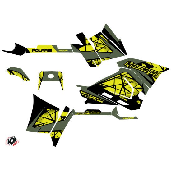 Kit Déco Quad Spin Polaris 450 Sportsman Jaune (2021-2023)