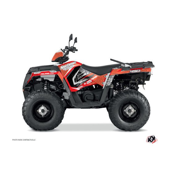 Kit Déco Quad Rock Polaris 450 Sportsman Rouge (2021-2023)