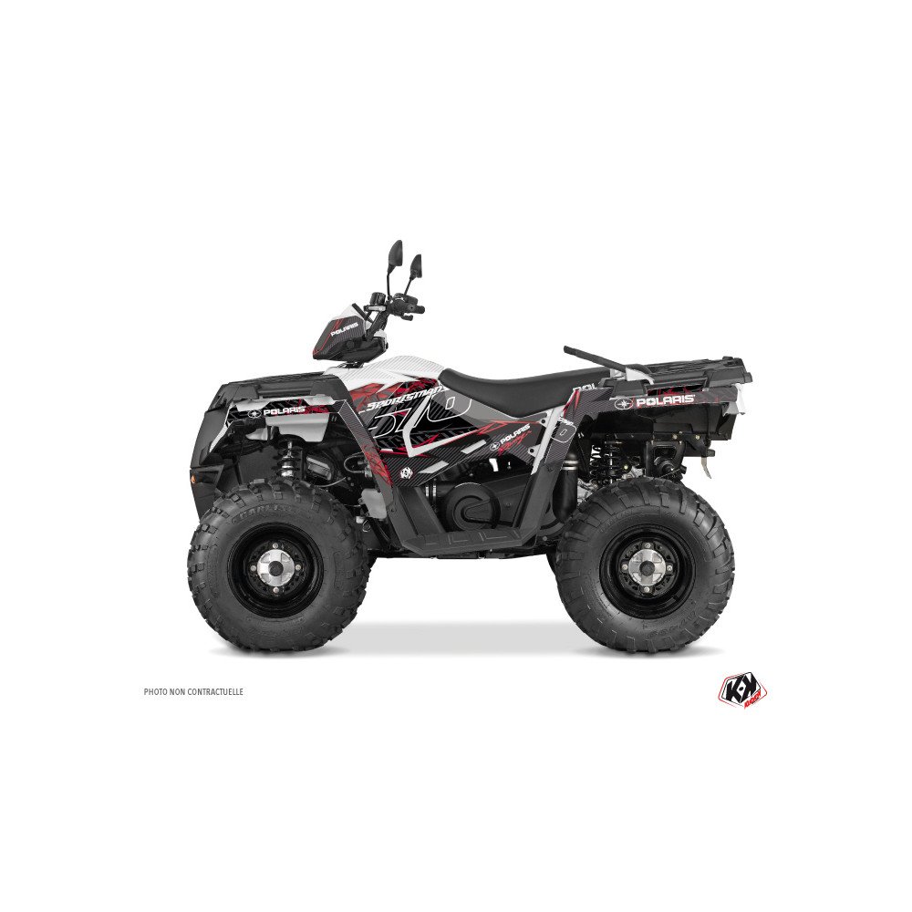 Kit Déco Quad Action Polaris 570 Sportsman Touring Rouge (2014-2017)