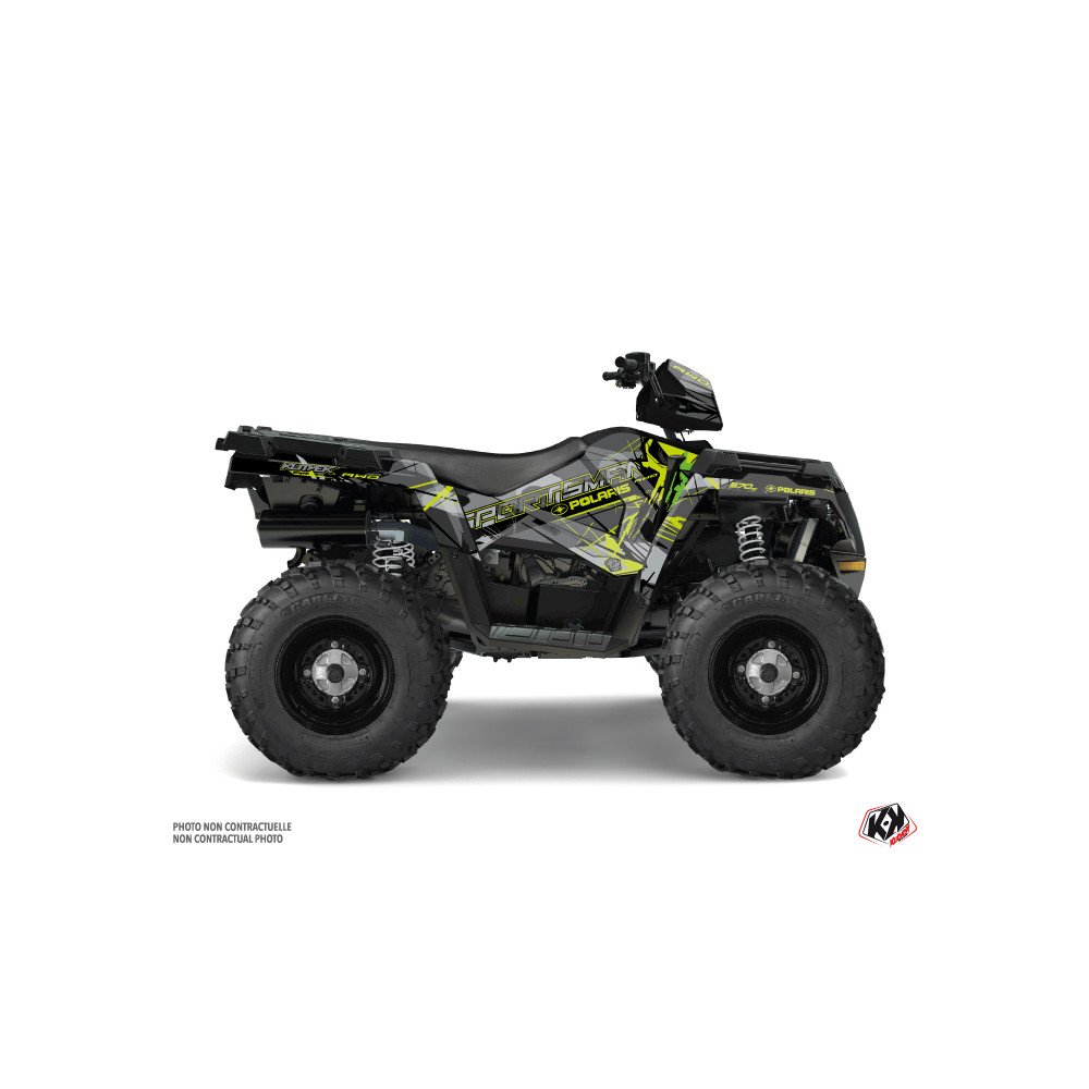 Kit Déco Quad Evil Polaris 570 Sportsman Touring Gris Vert (2018-2023