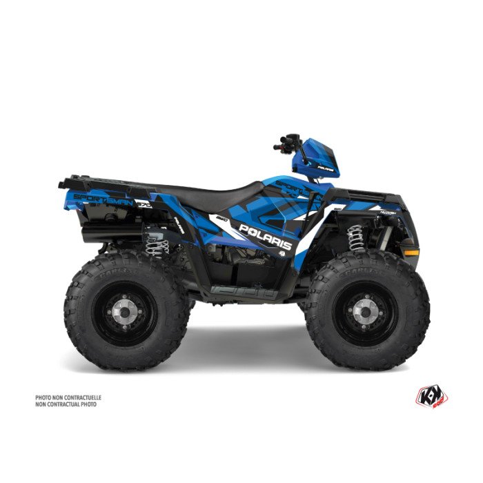 Kit Déco Quad Hidden Polaris 570 Sportsman Touring Bleu Blanc (2018-2