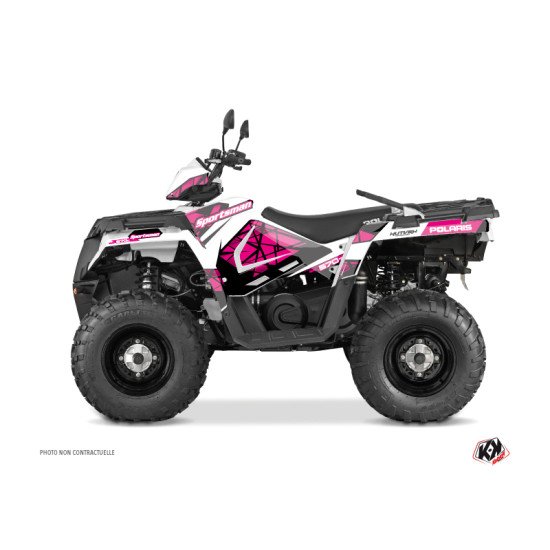 Kit Déco Quad Spin Polaris 570 Sportsman Touring Rose (2018-2023)