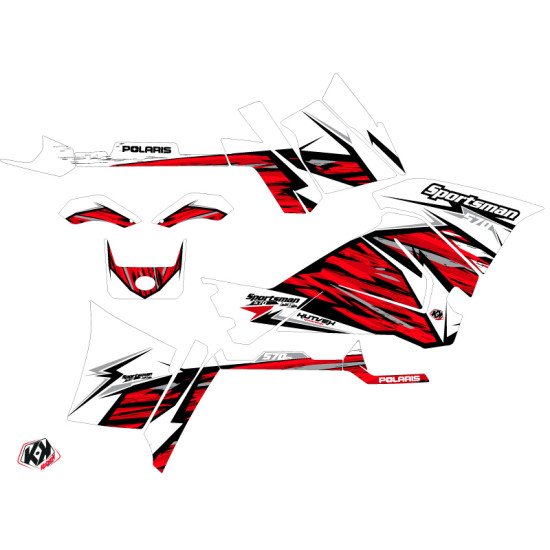 Kit Déco Quad Jungle Polaris 570 Sportsman Touring Rouge (2018-2023)