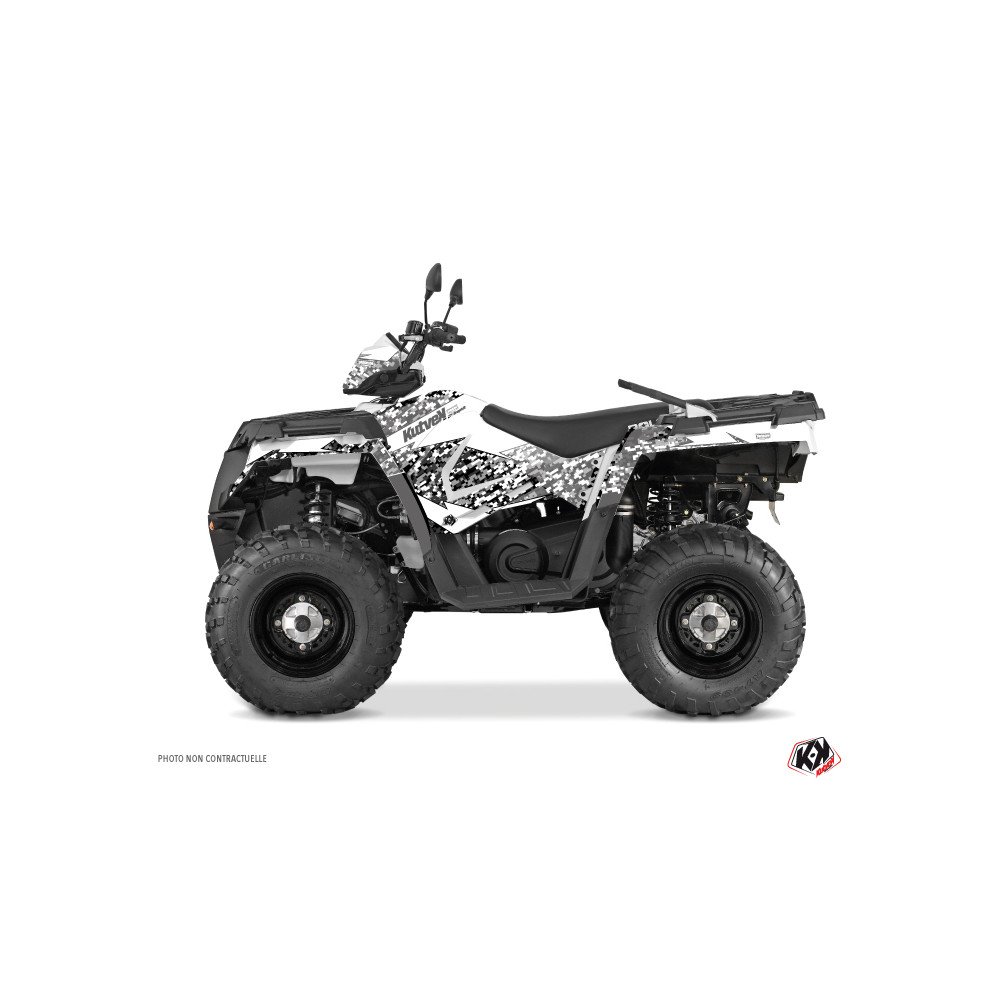 Kit Déco Quad Predator Polaris 570 Sportsman Touring Blanc (2018-2023