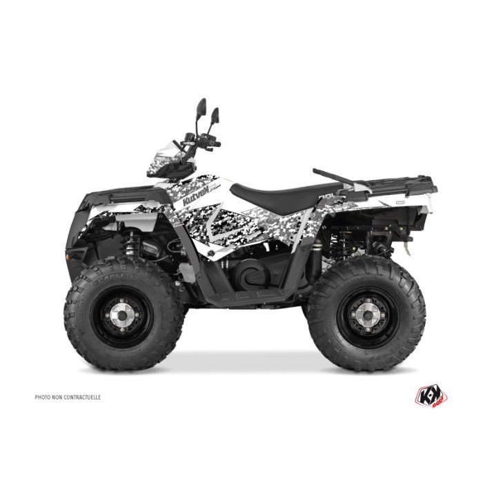 Kit Déco Quad Predator Polaris 570 Sportsman Touring Blanc (2018-2023