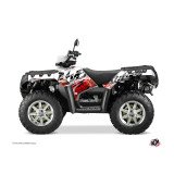 Kit Déco Quad Eraser Polaris 500-800 Sportsman Forest Rouge Blanc (20
